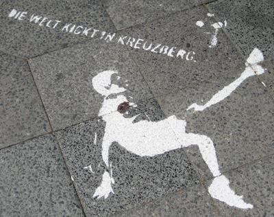Grafitti: Die Welt kickt in Kreuzberg, Foto: D.Hellpoldt
