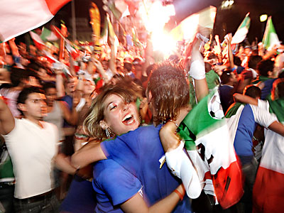 Italiensche Fans im Jubelrausch, Rechte: swr