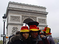 Fans in Paris; Rechte: ard/inanici